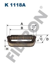 Filtron K1118A Kabin Filtresi Audı A8 (4E) 4.2 335Hp 10/02-06/06
