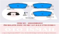 Trw Gdb3407 Fren Balatası Ön Cıvıc 05-