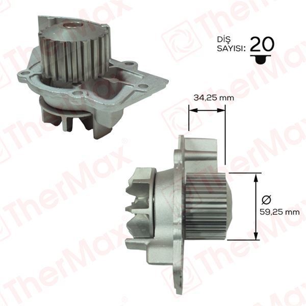 Thermax T01.179 Thermax Devirdaim Partner Berlıngo C5 307-Expert