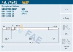Fae 74242 Isıtma Kızdırma Bujisi Bm 05-
