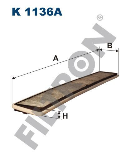 Filtron K1136A Polen Filtresi Bmw 3 (Karbonlu) *(V)