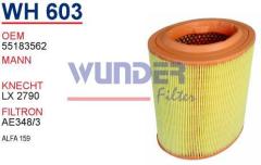 WUNDER WH603 HAVA FİLTRESİ - ALFA 159 HAVA FİLTRESİ