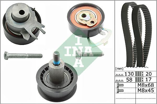 Ina 530053810 Triger Eksantrik Gergi Seti Golf Iv V Bora Polo Cad