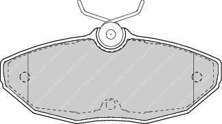 Ferodo Fdb1486 Fren Balatası Arka S-Type 1998 Sonrası Xj 03-