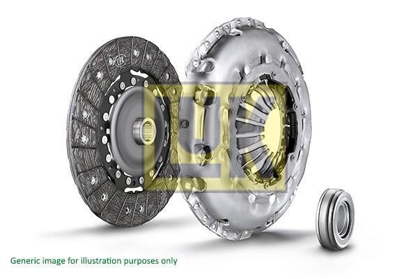 LUK 623354200 Debriyaj Seti Caddy Golf Vı Jetta Passat A3 Leon 10