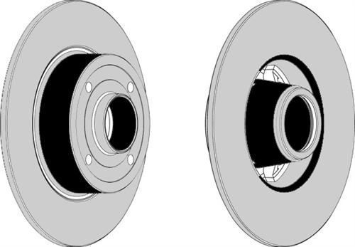 Valeo 197308 Fren Diski Arka Clıo Iıı 2005 Sonrası Megane Iı 2002 Sonrası Modus 04-
