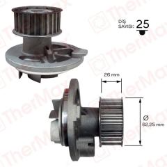 Thermax T01.198 Thermax Devirdaim Vectra B A Astra G 2002-2005 Astra
