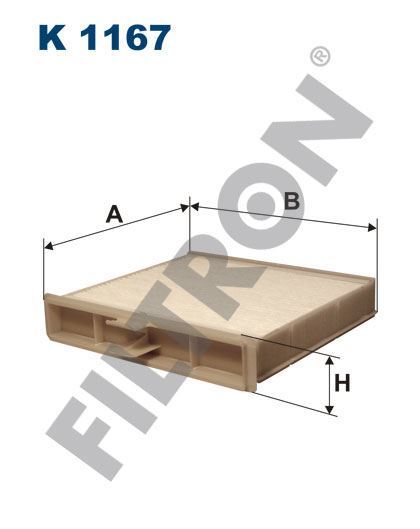 Filtron K1167 Polen Filtresi Scenıc Iı 1.4-1.6-1.6 16V-2.0 16V-1.