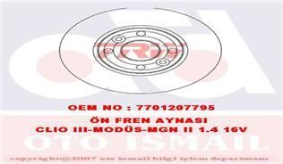 Trw Df4364 Fren Diski Ön Clıo Iıı 2005 Sonrası Megane Iı Modus 2004 Sonrası / Logan