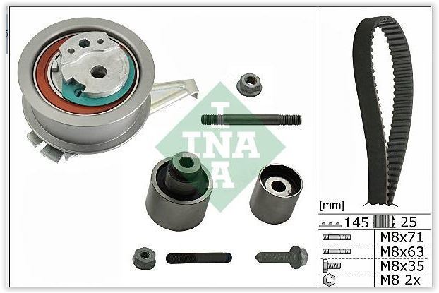 Ina 530065010 Triger Eksantrik Gergi Seti 145×25 Caddy Iv Golf Vı