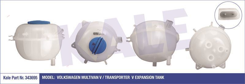 Kale 343695 Radyatör Yedek Su Deposu Transporter T5 2003 Sonrası Kapaklı