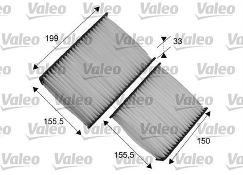 VALEO 715556 POLEN FİLTRESİ 207 06- 208 12- 2008 13- / C3 09- C4