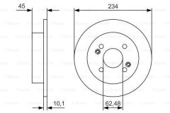 Bosch 0986479D02 Fren Diski