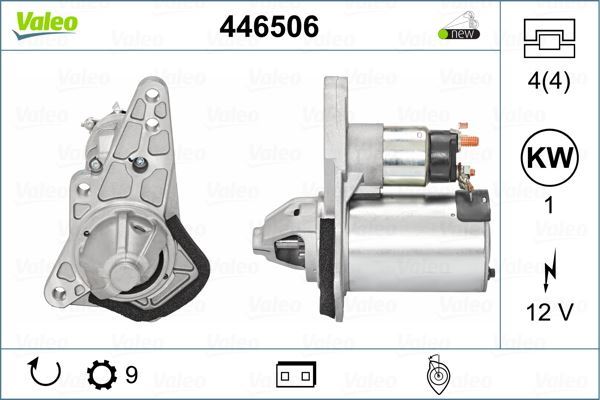 Valeo 446506 Marş Motoru Nıssan Versa 1.6 09- 2011 Sonrası Mıcra