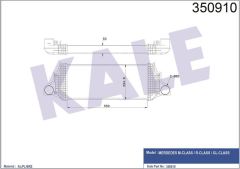 Kale 350910 İntercooler Merdedes M Class R Class Gl Class