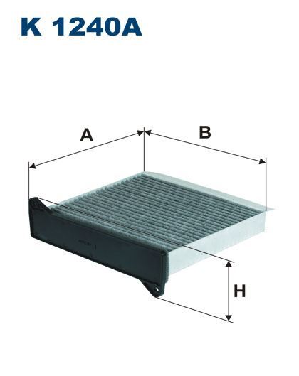 Filtron K1240A Kabin Filtresi Mıtsubıshı Lancer Vıı 1.6 98Hp 09/0