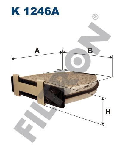Filtron K1246A Polen Filtresi Mercedes C Serisi (W204-S204)-Cls S